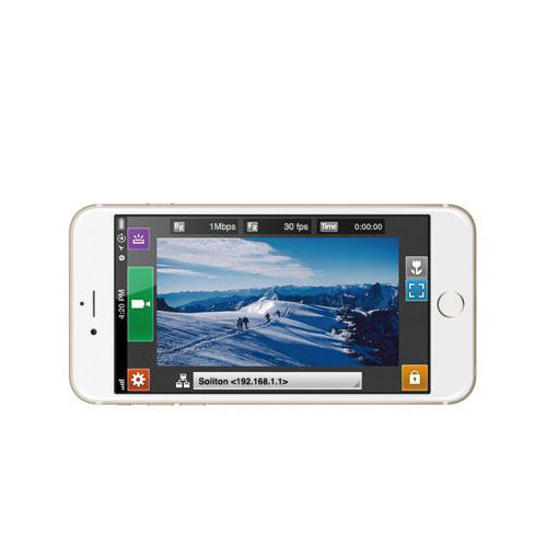 Soliton STCML Cam - iOS-based Smartphone Streaming App.