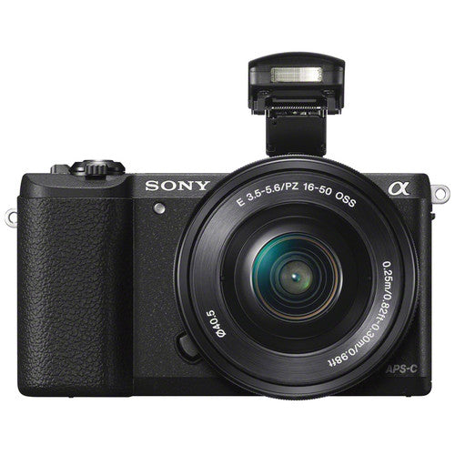 Sony Alpha a5100 Mirrorless Digital Camera with 16-50mm Lens (Black) - Sony cameras