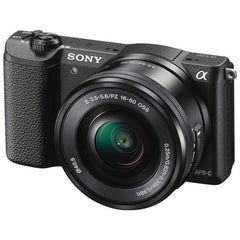 Sony Alpha a5100 Mirrorless Digital Camera with 16-50mm Lens (Black) - Professional cameras