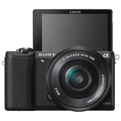 Sony Alpha a5100 Mirrorless Digital Camera with 16-50mm Lens (Black) - Sony cameras