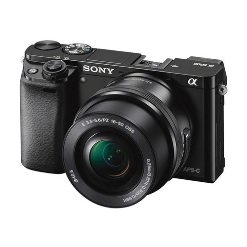 Sony Camera Alpha a6000 Mirrorless Digital Camera with 16-50mm Lens (Black)