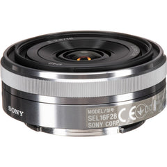 Sony E 16mm f/2.8 Lens (Silver)