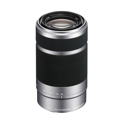 Sony E 55-210mm f/4.5-6.3 OSS Lens (Silver)