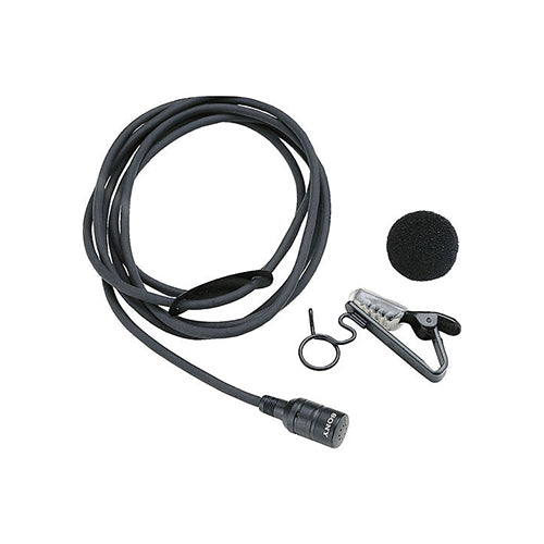Sony ECM-44BMP Omnidirectional Lavalier Microphone with 3.5mm Locking Mini Jack for Sony Transmitters