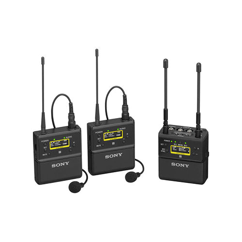 Sony UWP-D27 2-Person Camera-Mount Wireless Omni Lavalier Microphone System