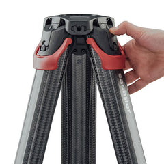 Sachtler System FSB 4 Fluid Head with Sideload Plate, Flowtech 75 Carbon Fiber Tripod with Mid-Level Spreader