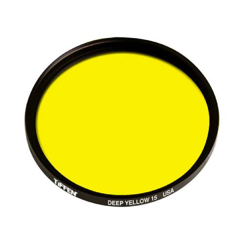 Tiffen 67mm Deep Yellow #15 Glass Filter for Black & White Film