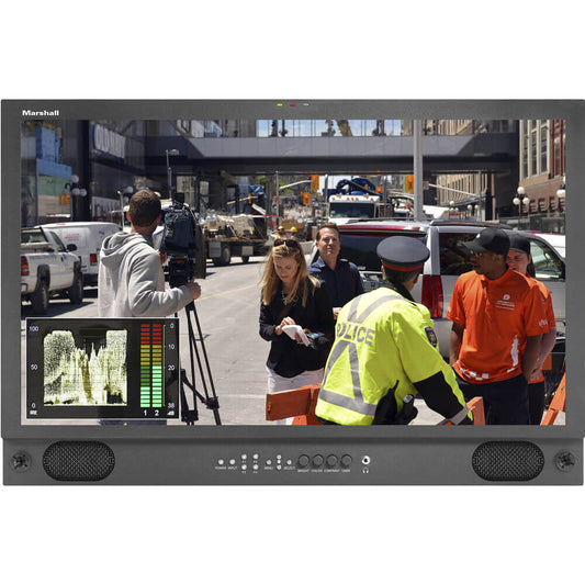 Marshall Electronics V-LCD241MD 24" LCD Desk Monitor with 3G-SDI Module