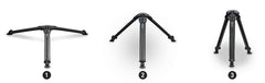 Vinten flowtech 100 Carbon Fiber Tripod with Mid-Level Spreader and Rubber Feet