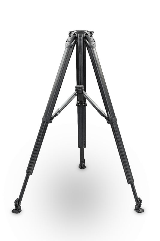 Vinten flowtech 100 Carbon Fiber Tripod with Mid-Level Spreader and Rubber Feet