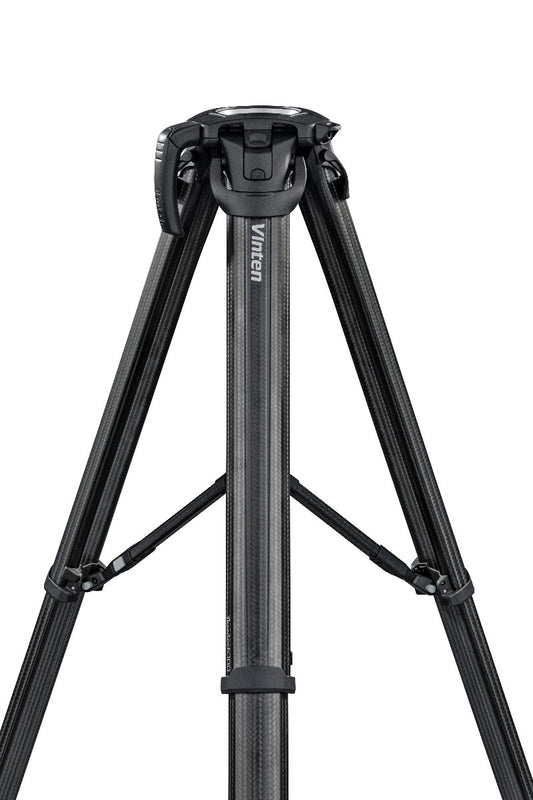 Vinten flowtech 100 Carbon Fiber Tripod with Mid-Level Spreader and Rubber Feet
