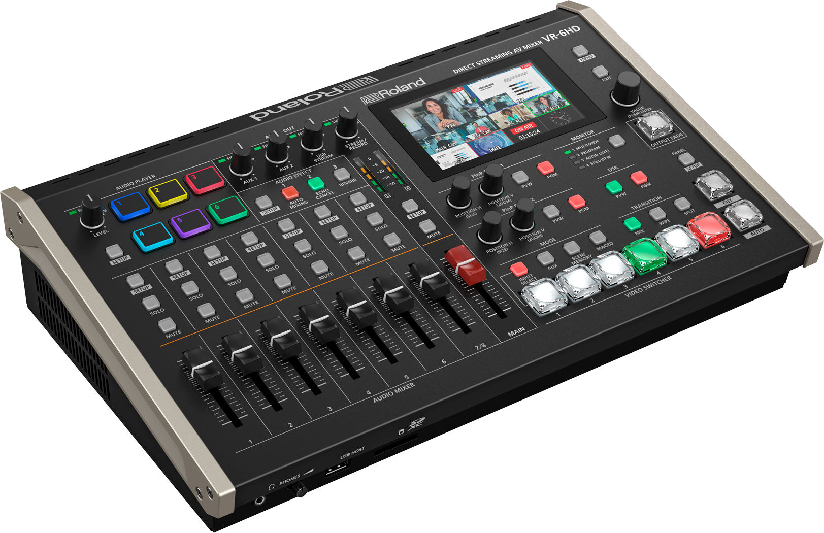 Ubmsrfcc Roland VR-6HD Direct Streaming AV Mixer – UBMS