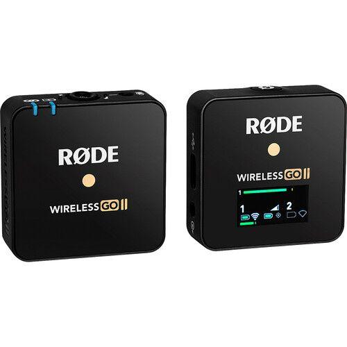 Rode WirelessGO II Single Compact Digital Wireless Microphone System/Recorder (Black)
