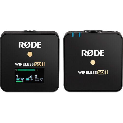 Rode WirelessGO II Single Compact Digital Wireless Microphone System/Recorder (Black)