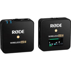 Rode WirelessGO II Single Compact Digital Wireless Microphone System/Recorder (Black)