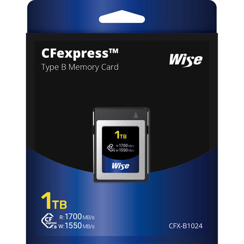 Wise Advanced 1TB CFX-B Series CFexpress Memory Card