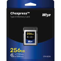 Wise Advanced 256GB CFX-B Series CFexpress Memory Card