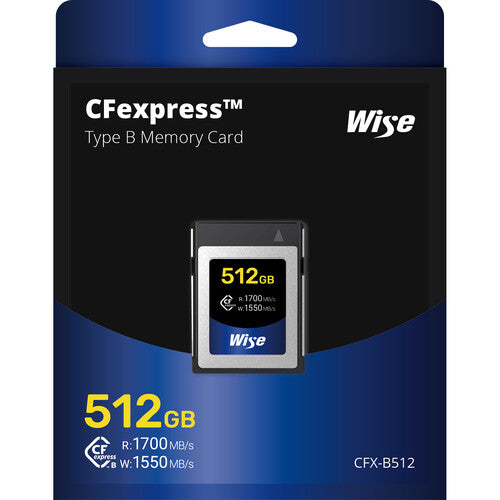 Wise Advanced 512GB CFX-B Series CFexpress Memory Card