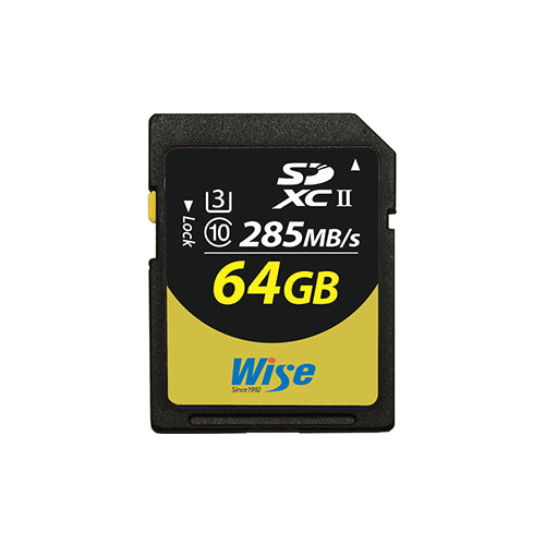 Wise Advanced 64GB UHS-II SDXC Memory Card
