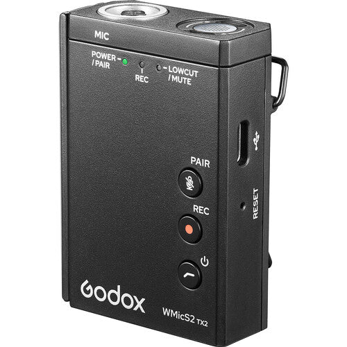 Godox UHF Dual compact Wireless Microphone System