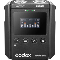 Godox UHF Dual compact Wireless Microphone System
