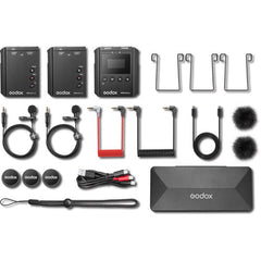 Godox UHF Dual compact Wireless Microphone System