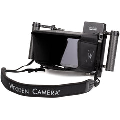Wooden Camera Director's Monitor Cage v3 with Dual Carbon Fiber Handgrips