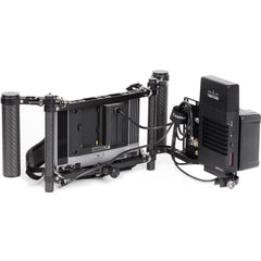 Wooden Camera Director's Monitor Cage v3 with Dual Carbon Fiber Handgrips
