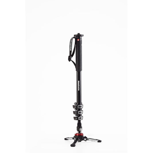Manfrotto XPRO aluminium 4 section fluid video monopod, FLUIDTECH base