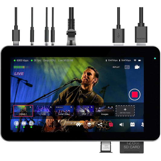 YoloLiv YoloBox Mini Ultra-Portable All-in-One Smart Live Streaming Encoder & Monitor