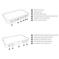 YoloLiv YoloBox Portable All-in-One Multi-Camera Live Streaming Encoder, Switcher, Monitor, Recorder (Upgrade)