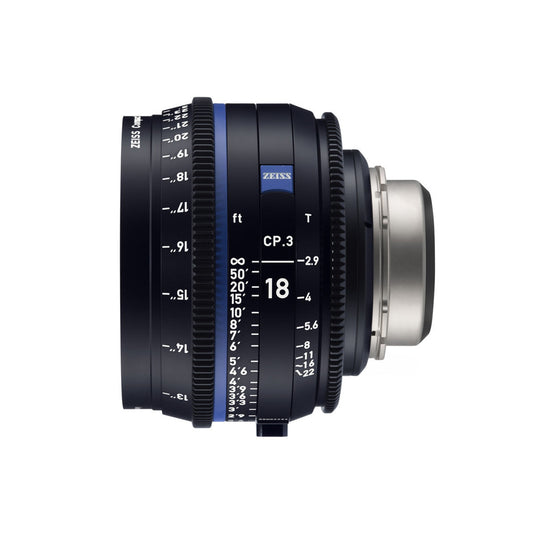 ZEISS CP.3 18mm T2.9 Compact Prime Lens (Sony E Mount, Feet)