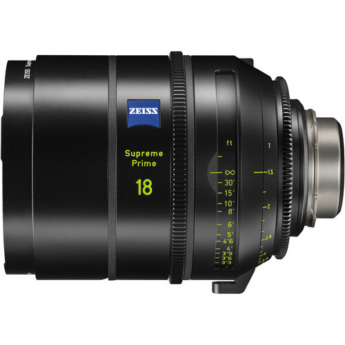ZEISS Supreme Prime 18mm T1.5 Lens (Feet, PL Mount)