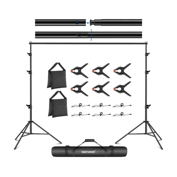 NEEWER 8.5x10ft Adjustable Backdrop Stand Kit (10099680)