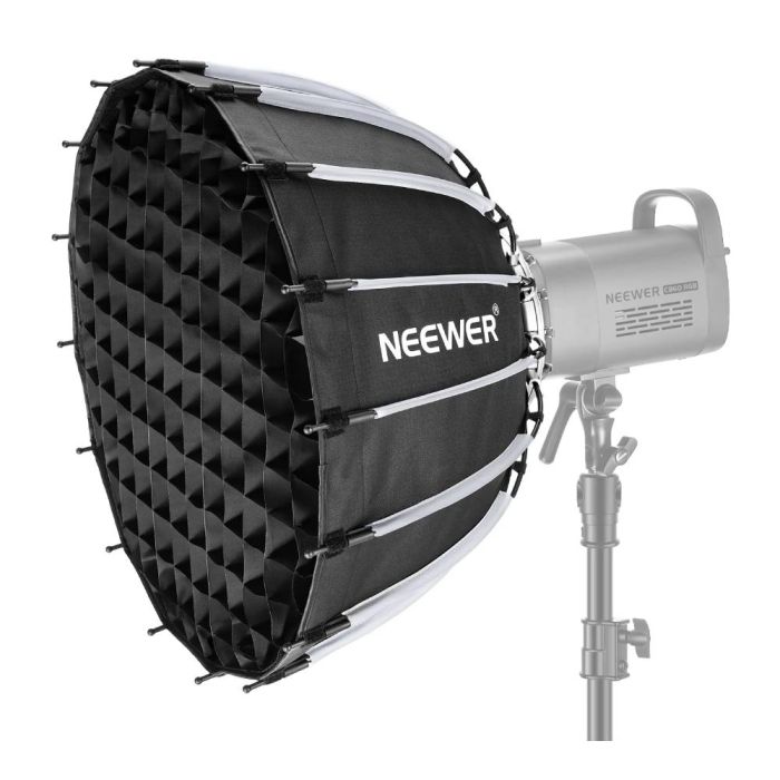 NEEWER 85cm Deep Parabolic Quick Release Softbox With Honeycomb Grid