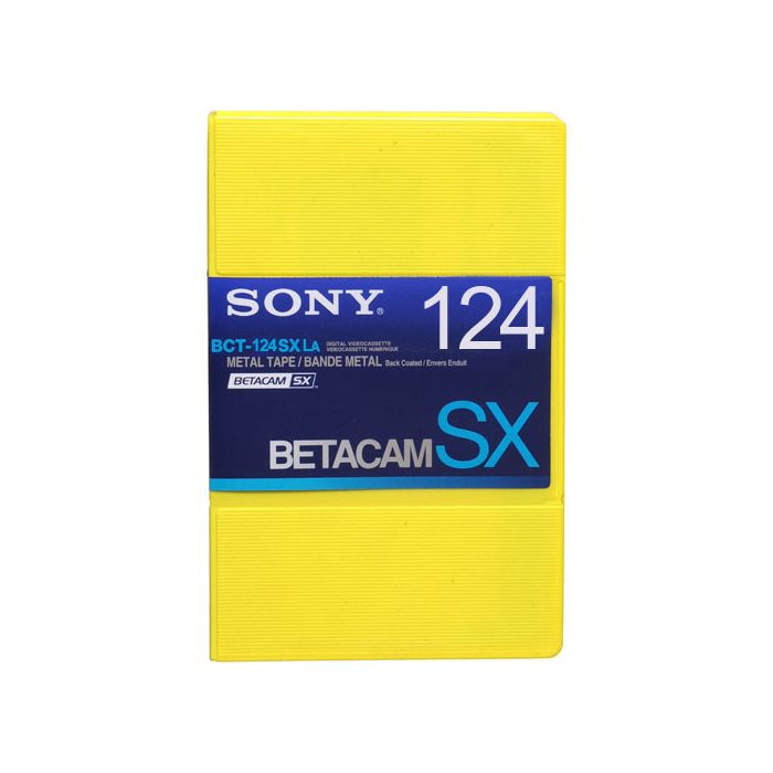 Sony BCT-124SXLA 124-Minute Betacam SX Video Cassette, Large