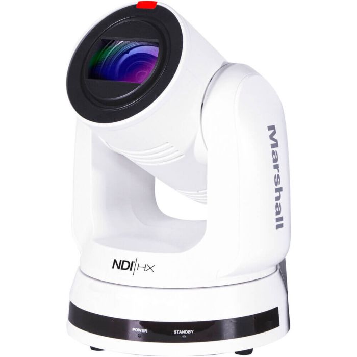 Marshall Electronics CV730-ND3 NDI|HX3 UHD 4K PTZ Camera with 30x Optical Zoom (White)