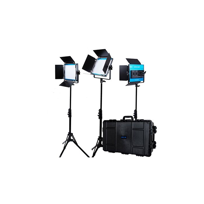 Dracast LED500 X Series Bi-Color LED 3 Light Kit with Injection Molded Travel Case