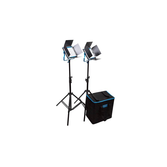Dracast S-Series Bi-Color LED500 2 Light Kit with NP-F Mount Battery Plates and Nylon Padded Travel Case
