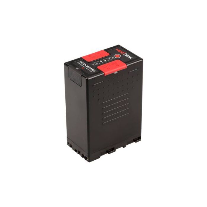 Hedbox HED-BP75D Info-Lithium Battery Pack with 4-LED Power Monitor