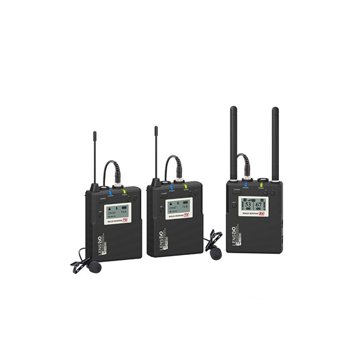 lensgo338C DUAL Wireless Omni-directional Lavalier System