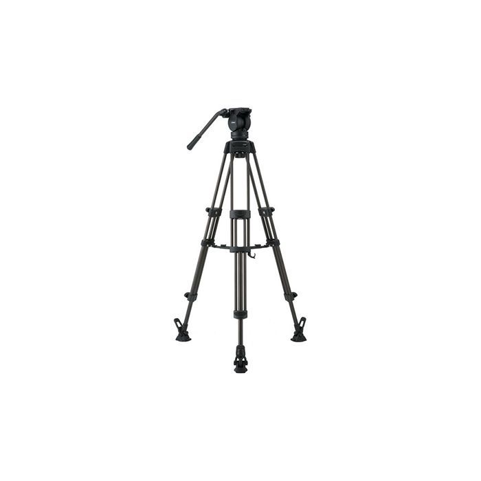 Libec LX5 M Tripod With Pan and Tilt Fluid Head and Mid-Level Spreader