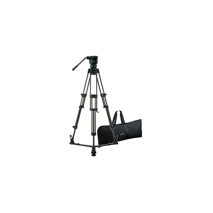 Libec LX7 Tripod With Pan and Tilt Fluid Head and Floor Spreader