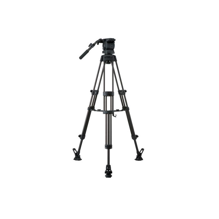 Libec RS-250RM Tripod With Pan and Tilt Fluid Head and Mid-Level Spreader