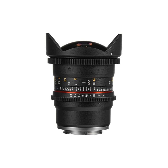 Samyang 12mm T3.1 VDSLR Cine Fisheye Lens for Sony E-Mount 