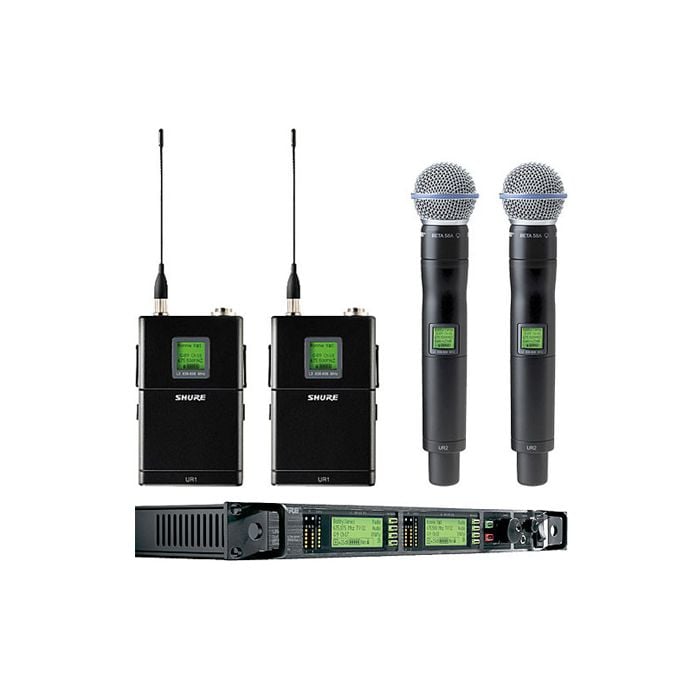 Shure UHF-R Professional Diversity Wireless Combo Microphone System