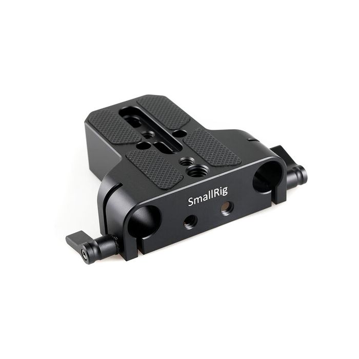 SmallRig Compact Camera Baseplate with 15mm LWS Rod Clamp 1674