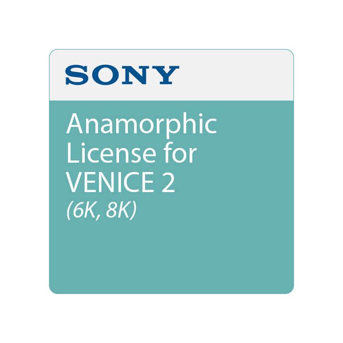 Sony Anamorphic License for VENICE 2 (6K, 8K) - Main Product Image