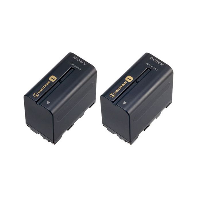 Sony 2NP-F970/B(2NPF970/B) Info-Lithium Battery Twin Pack