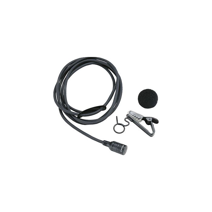 Sony ECM-44BMP Omnidirectional Lavalier Microphone with 3.5mm Locking Mini Jack for Sony Transmitters